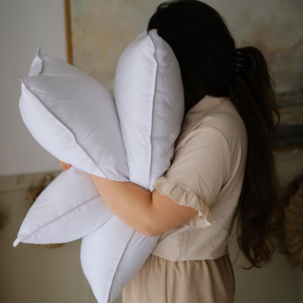 Pair Of Down-Alternative Snuggy Pillows